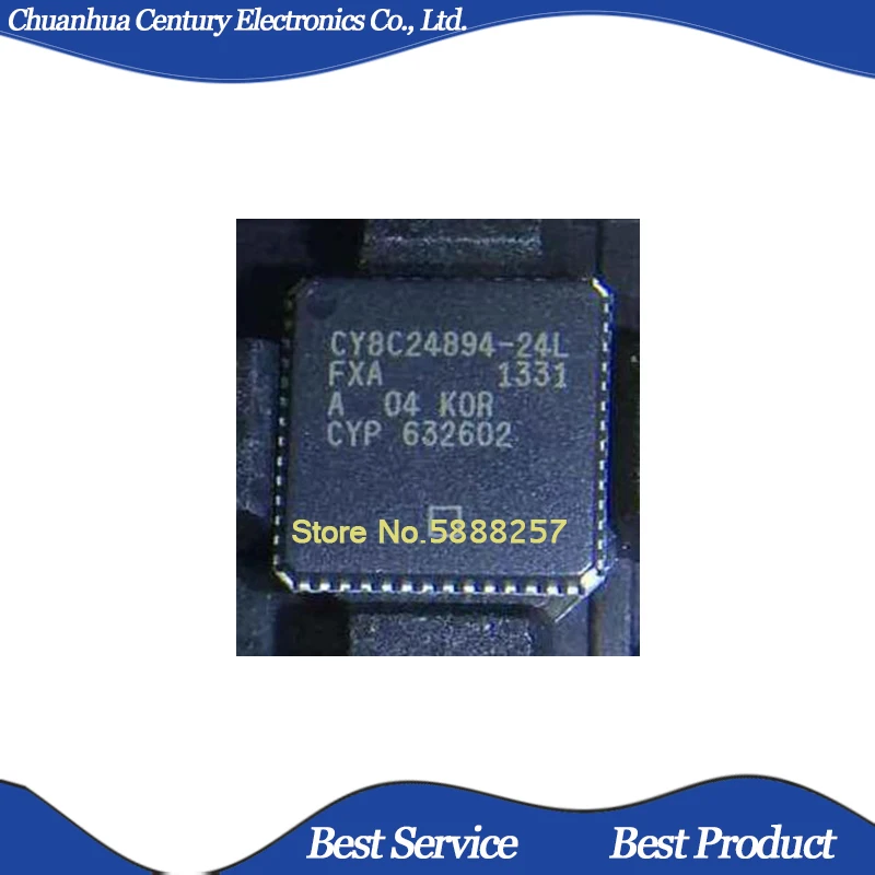 

1 шт./лот CY8C24894-24LFXA QFN56 Новый и оригинальный в наличии