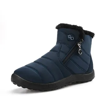 

Men Snow Boots 2019 Warm Plush Boots Men Shoes winter Thicken Waterproof Casual Shoes Men Comofrt Winter Footwear Botas Hombre