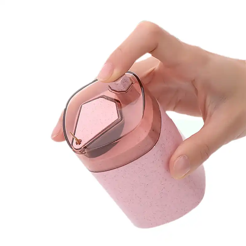 Toothpick Holders Area Type Toothpick Holder Creative Automatic Toothpick Tin Toothpick Dust-Proof Antifouling Box for Home-Blue KLOVA Toothpick Holder