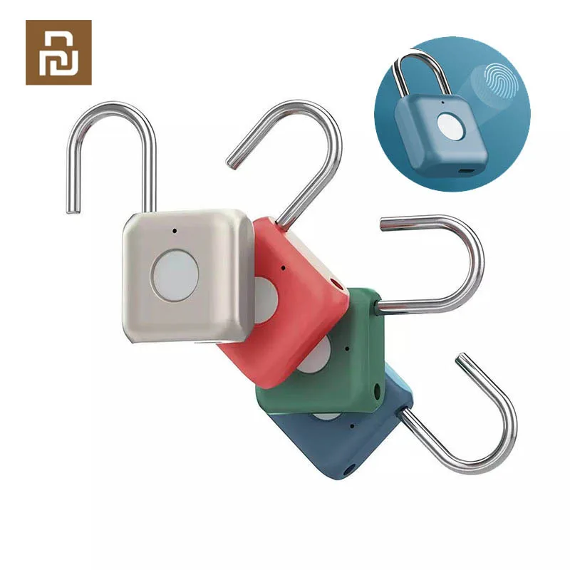 YouPin USB Перезаряжаемый умный БЕСКЛЮЧЕВОЙ электронный замок для отпечатков