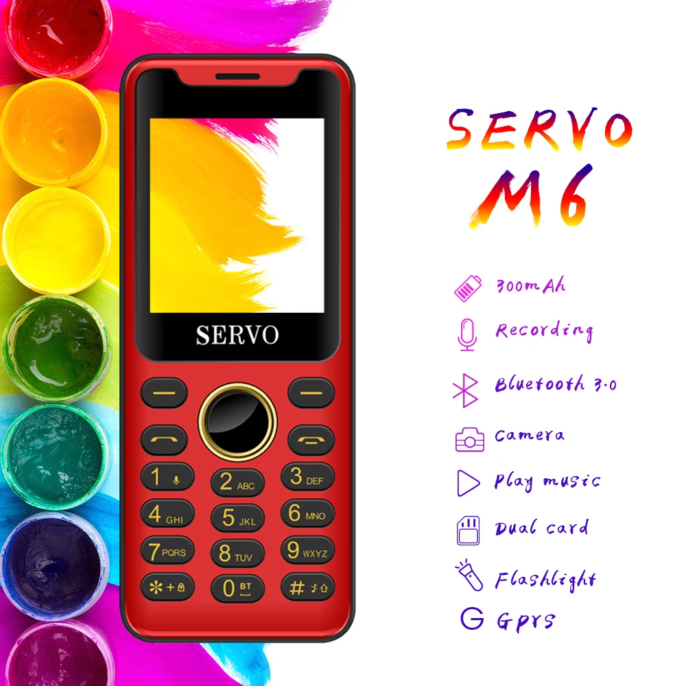 SERVO M6 Magic Voice 1 3 &quotмини сотовый телефон Bluetooth номеронабиратор с одним ключом GPRS