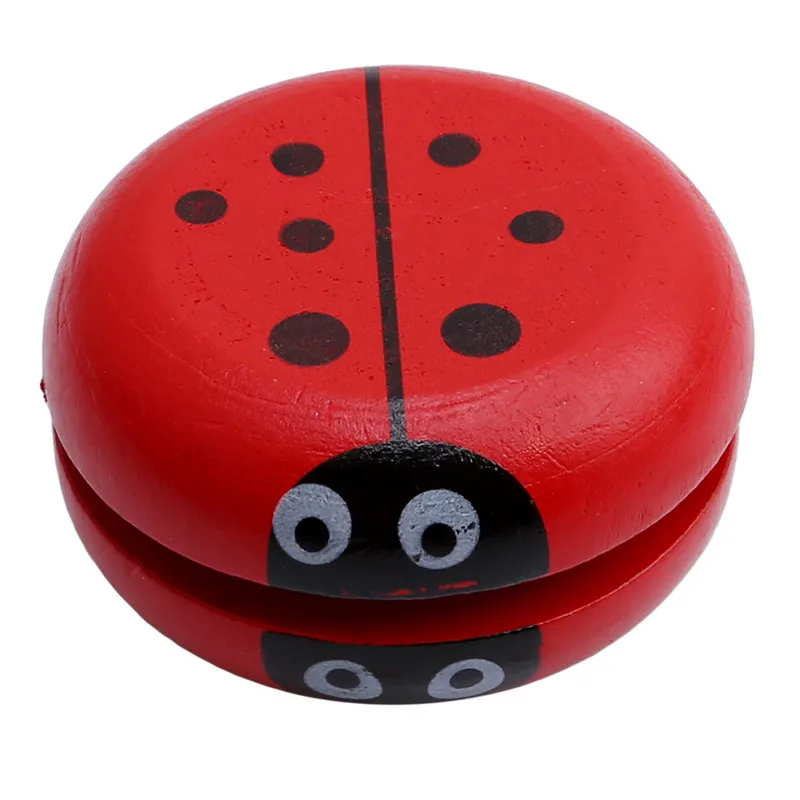 Милые подшипниковые игрушки Yo Ladybird профессиональные йойо из дерева высокоточные