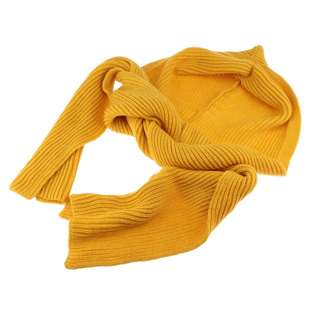 Hooded Winter Scarf for Men & Women- Chunky Knitted Scarves Hoodie Hat Warm Knitted Earflap Hats Snood Wraps Crochet Scarves