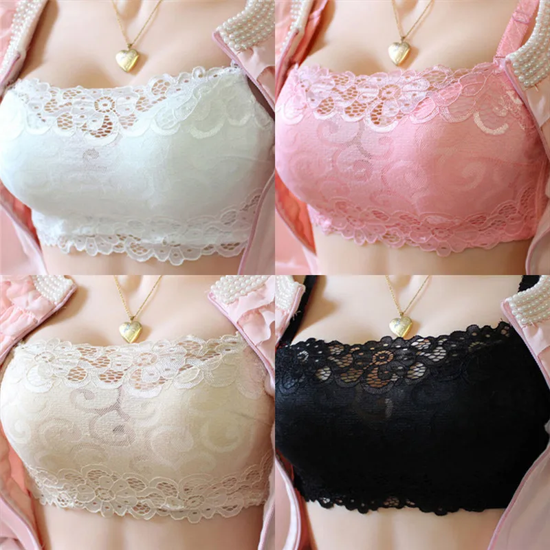 Sexy Underwear Girl Suit No Steel Ring Small Chest Gathered Bra Lace No Trace Lingerie Lace Underwear