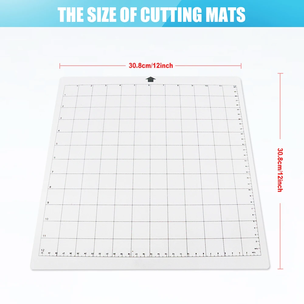 Коврик для резки для Cricut Explore ore Air 2/Maker standard, 12x12 дюймов для силуэта-Камея клейкие Нескользящие гибкие сетки коврики