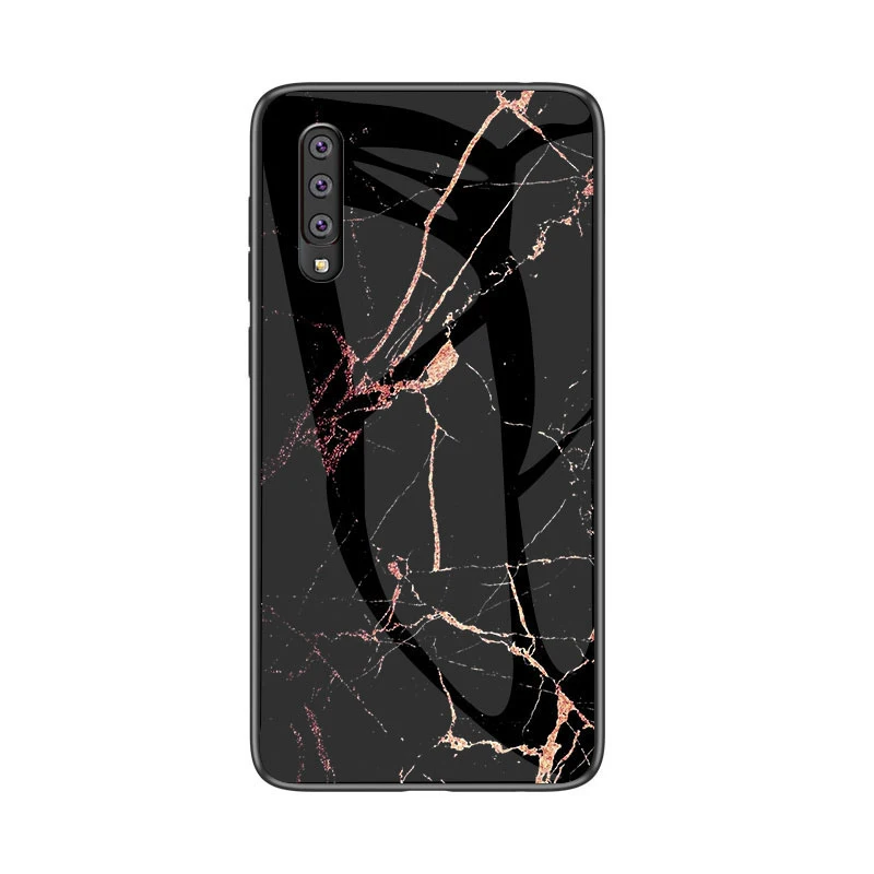 M100 Мрамор закаленное Стекло чехол для samsung Galaxy M30S A50S A70 A10S A20S A30 A40 A60 A80 A90 S9 S8 Примечание 10 плюс S10 5G чехол s - Цвет: M100