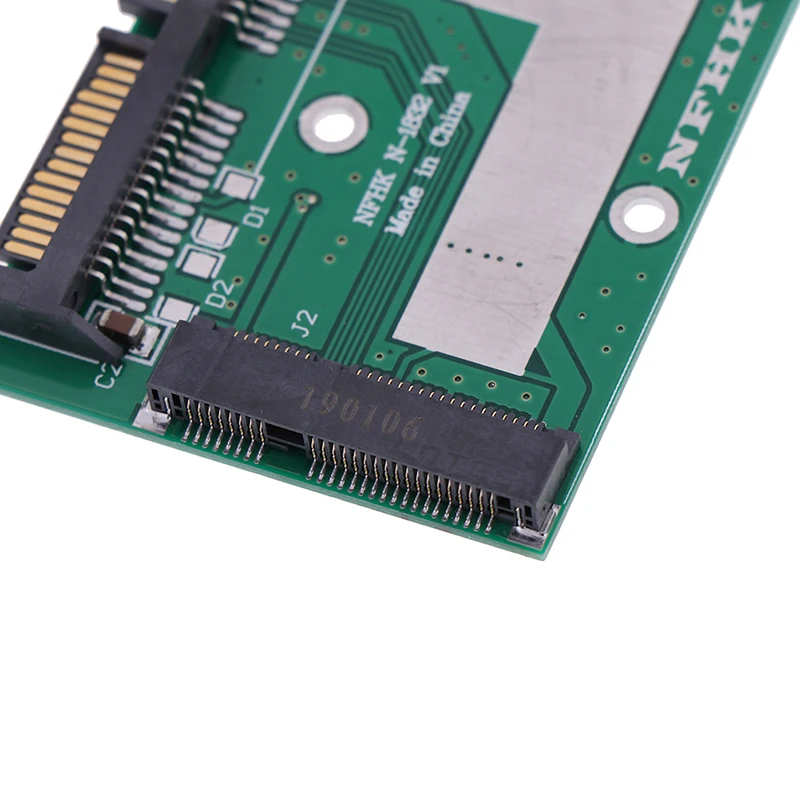 mSATA SSD to 2.5'' SATA 6.0gps adapter converter card module board mini pcie ssd