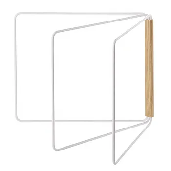 

Towel Dishcloth Vertical Home Organization Folding Stand Stainless Steel Storage Drying Desktop