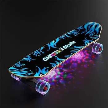 

Teenage Beginner Boy Girl Professional Children Over 6 Years Old Four-Wheel Music Scooter