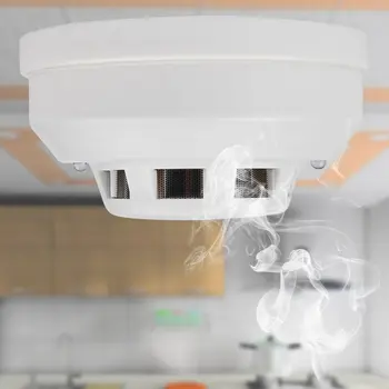 

High Sensitive Smoke Detector Wireless Photoelectric Smoke Detector For Home Usage Fire Alarm System Smoke Alarm