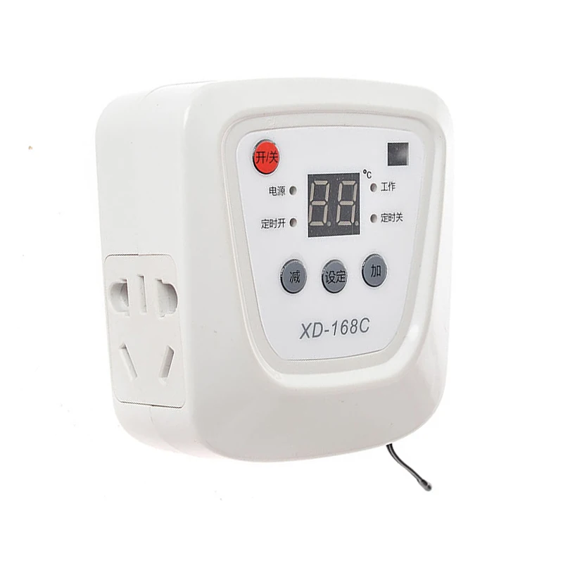 

Socket type thermostat switch intelligent electric heating painting carbon fiber carbon crystal temperature controller digital t