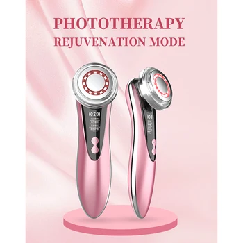 

Facial skin care device multifunction Ion deep face cleaning tighten 3 in 1 photon ultrasonic beauty machine
