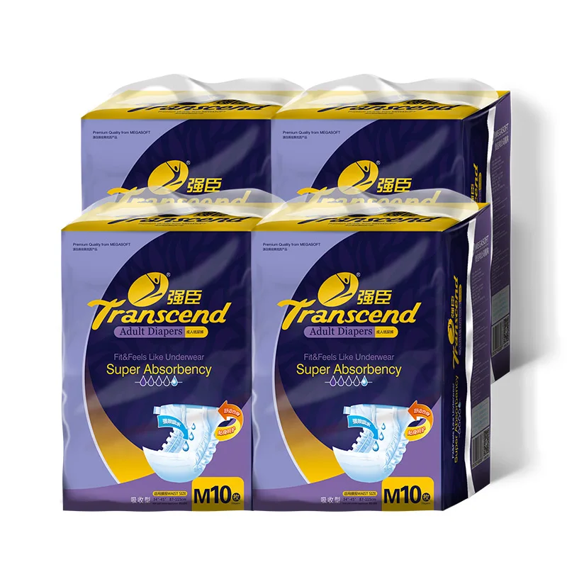 Disposable Diapers Incontinence underwear for Adult nappy comfortable abdl diapers disposable old people M size10pcs | Красота и