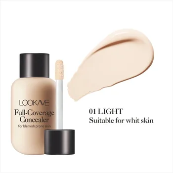 Face Concealer Full Cover Makeup Waterproof Liquid Skin Color Corrector Cream Base Make Up Eye