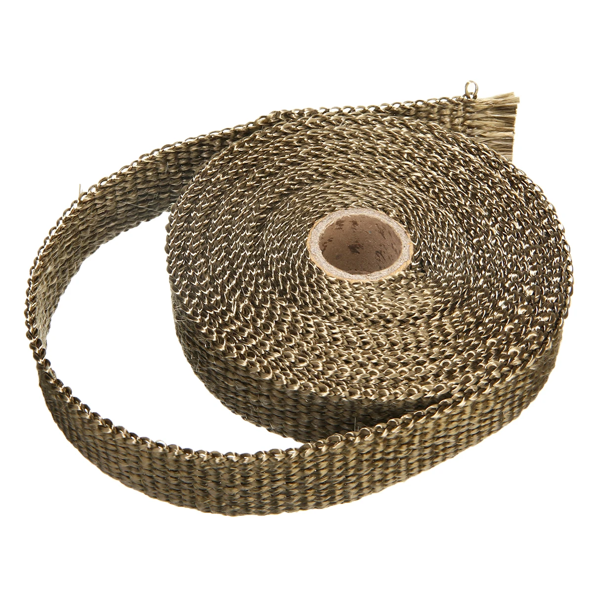 25mm*7.5 Meters Thermal Exhaust Header Pipe Tape Heat Insulating Wrap Tape Fireproof Cloth Roll With Durable Steel Ties Kit