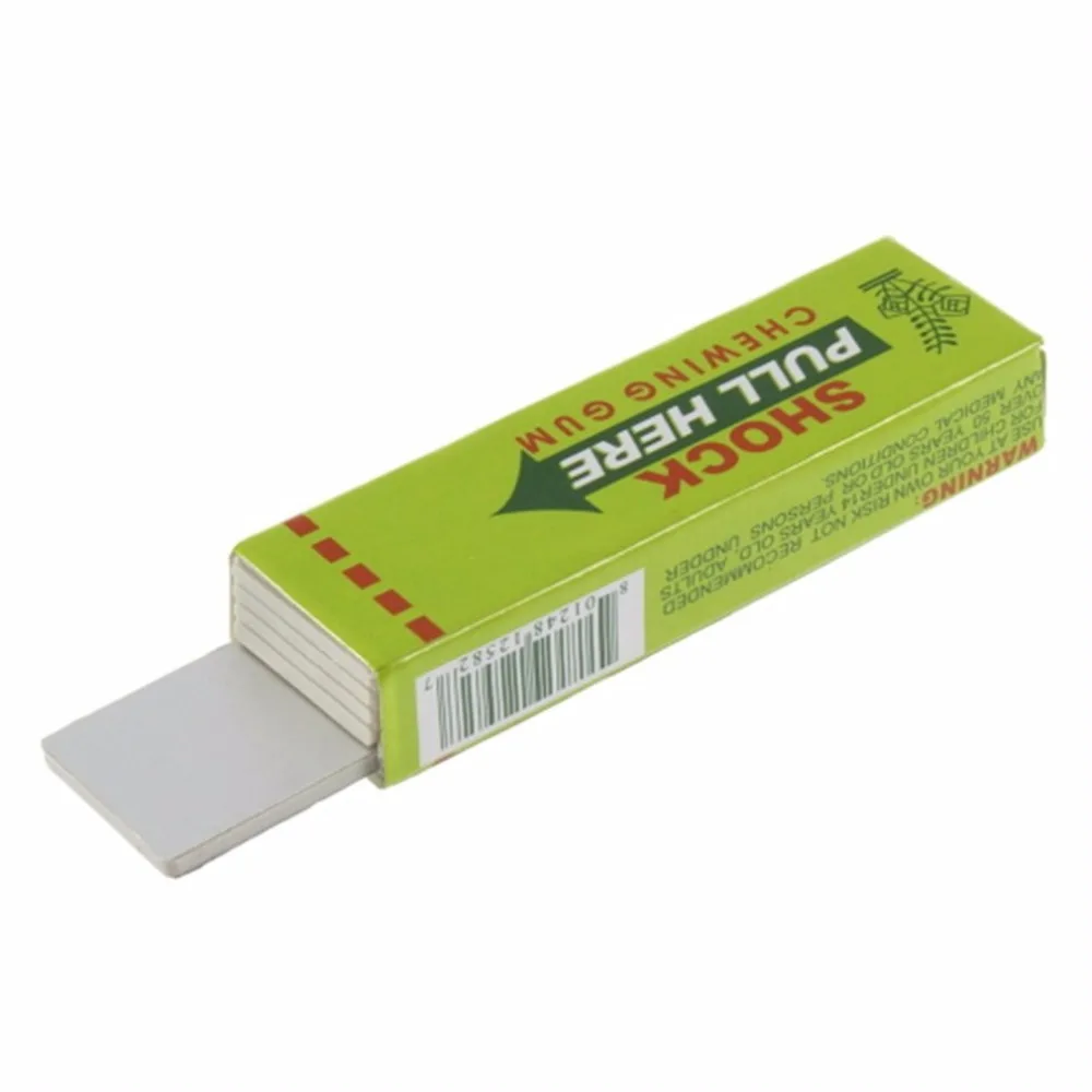 Горячее предложение! Распродажа! 3 шт. безопасный трюк шутка игрушка электрический шок шокирующий жевательная резинка Тяговая головка новая распродажа