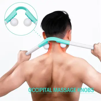 

Neck Massager Detachable Pressure Point Massager Home Manual Neck Shoulder Finger Pressure Deep Tissue Trigger Point Massager