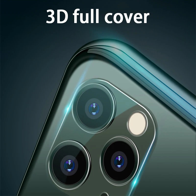 3D Volle Abdeckung Gehärtetem Glas Kamera Objektiv Protector auf die für Apple iphone 11 Pro Max ip