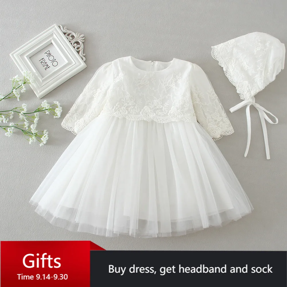 baby white dress for baptism