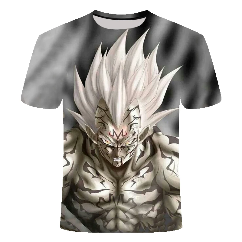 Новинка Мужская 3D футболка Dragon Ball Z Ultra Instinct Goku Super Saiyan God Blue Vegeta с рисунком летняя футболка Размер 6XL - Цвет: TX517