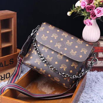 

Genuine Leather Handbags 2020 New Fashion Chain Bag All-match Shoulder Messenger Bag Purses and Handbags Luxury Designer cc