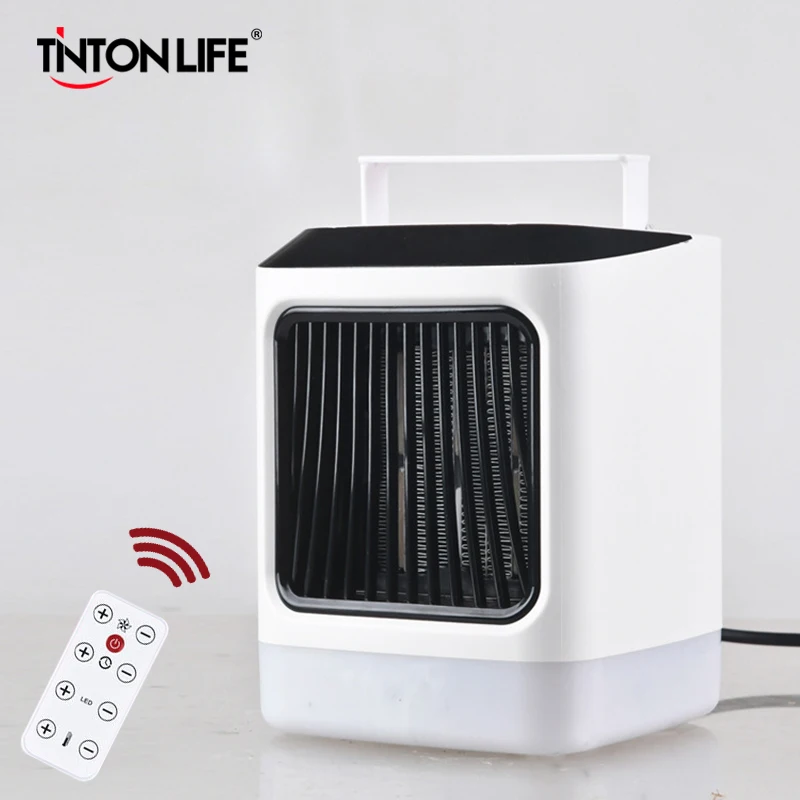 

Fan Heater Hot Air Portable handle remote inteligente control CNC display colorful night light intelligent timing