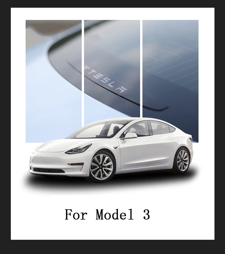 特斯拉model3高位刹车灯贴2