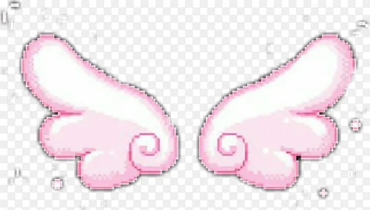 Gif像素艺术图像图片 粉红翅膀png图片素材免费下载 图片编号 Png素材网