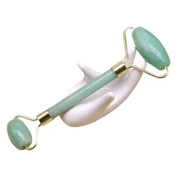 

Natural Jade Scraping Massage Tool Wheel Roller Promote Blood Circulation Anti-Aging Facial Massager Products Face Lift