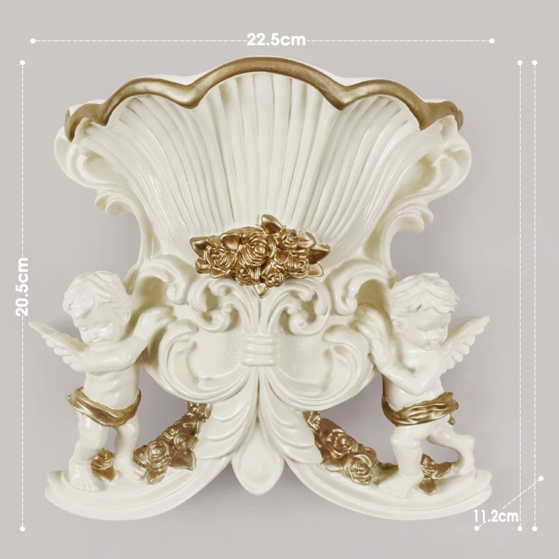 Европейский Креативный настенный подвесной горшок с ангелом настенная ваза