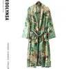 2020 Bohemian Printed Summer Beach Wear Clothes Long Kimono Cardigan Plus Size Cotton Tunic Women Tops and Blouse Shirts A147 1
