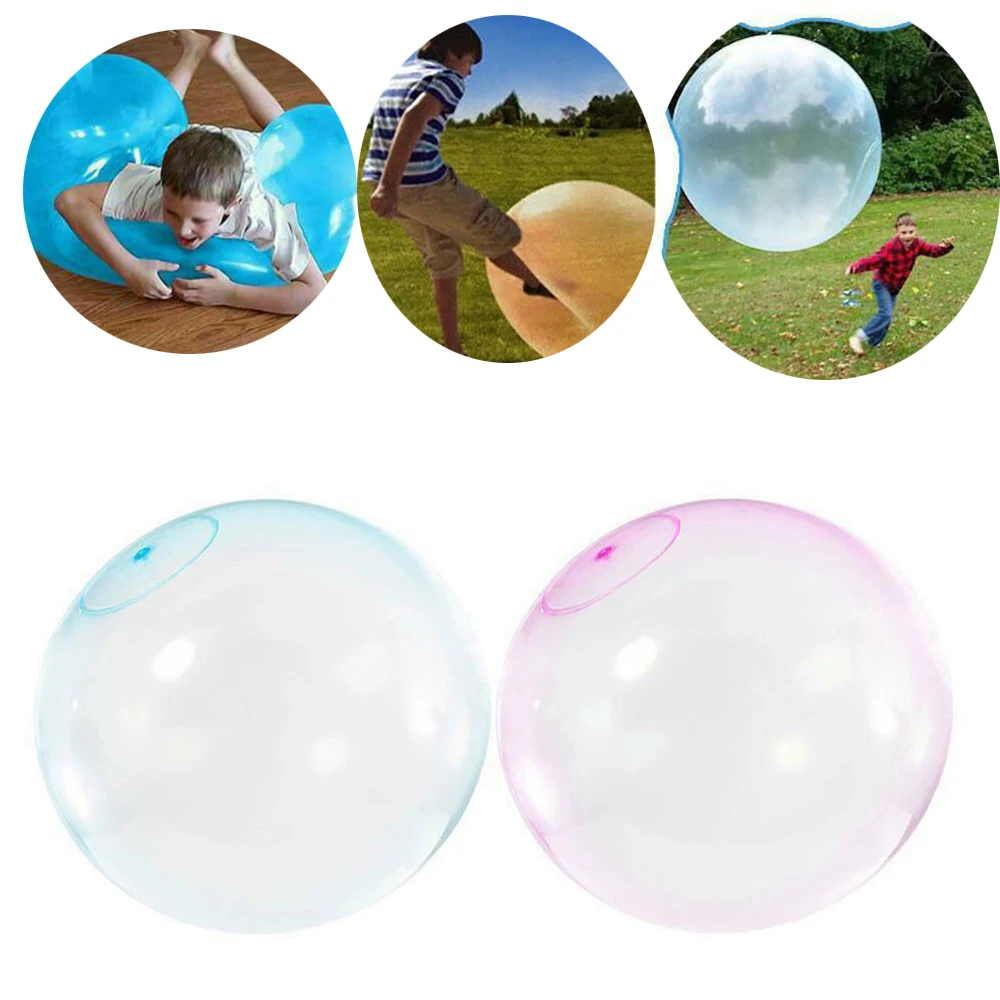 

XL L M S 120-40cm Amazing Bubble Ball Inflatable Ball Tear-Resistant Super Inflatable Ball Toys for Children Outdoor Play toys