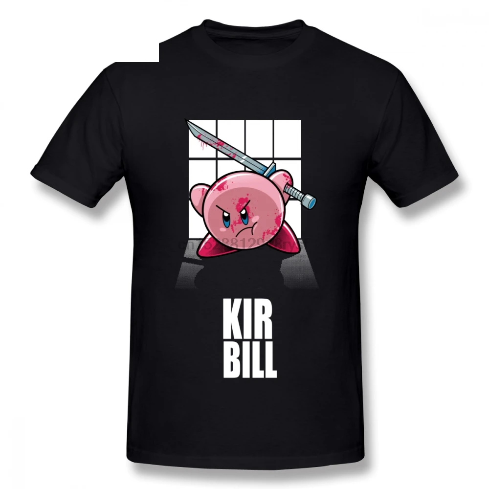 Custom Desgin KIR BILL Kirby Tee For Male Graphic Print Crewneck Homme Shirt 3D 100% Cotton Breathable |