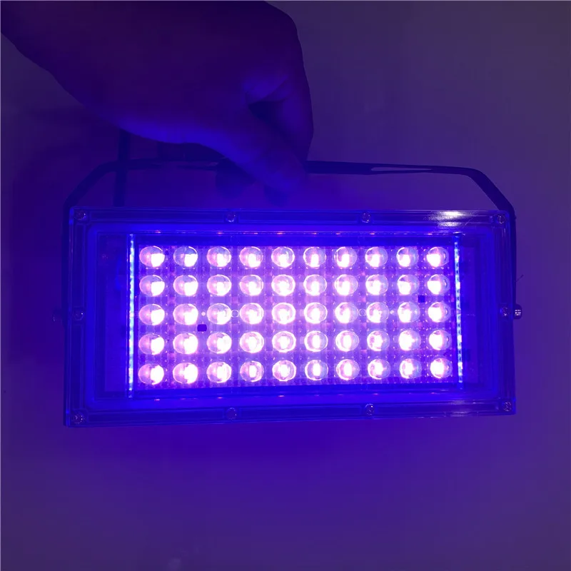 [Seven Neon]AC110V 220V IP65 395NM 50LED 30W черный светильник UV s портативный внутренний