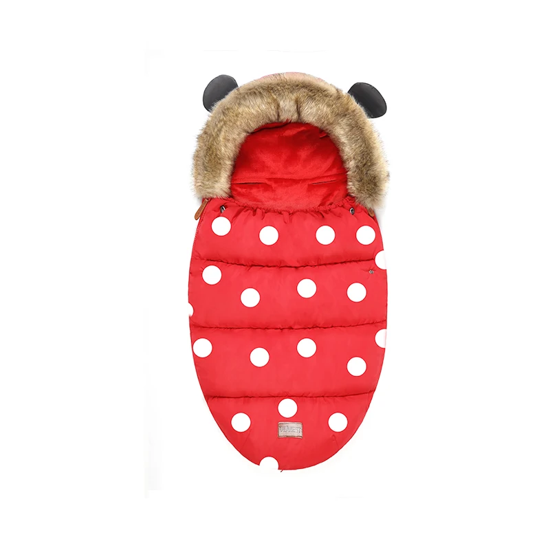 Minnie IMBABY спальный мешок для малышей, зимний конверт, непромокаемая коляска, муфта для коляски, спальный мешок для новорожденных - Цвет: Minnie