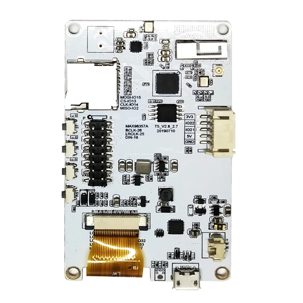LILYGO®TTGO T5s V2.8 ESP32 2 7 ''EPaper Plus модуль для Alexa I2S DAC MAX98357A MEMS микрофон ICS43434|Печатные