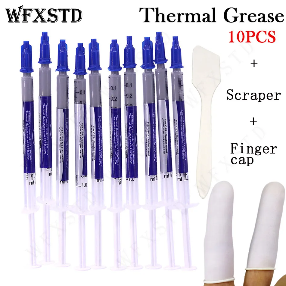 

10PCS New Original Thermal Grease Paste Compound Silicon CPU Heat Sink CPU Processor Cooling paste silicone Thermal grease