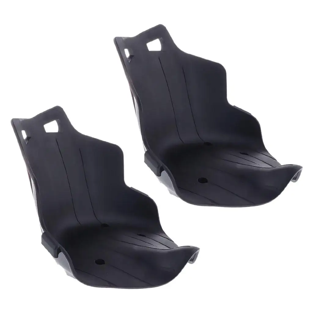 2 Pieces Go Kart Seat Add On Frame Attachment For Balance Board Black