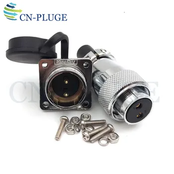 

WS20 Type 2-pin Automotive Square Panel Mount Connector Male Socket Female Plug Electrical Equipment Connector Rated current 25A