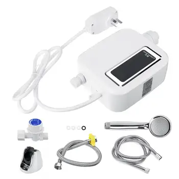

3500W Water Heater Mini Waterproof Electric Tankless Instant-Hot Water Heater Kitchen Faucet Tap Heating Thermostat Intelligent