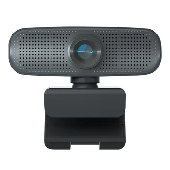 

1080P HD Streaming Webcam USB Computer Video Camera 2 Megapixels 80° Wide Viewing Manual Focus with Dual Mic Plug & Play