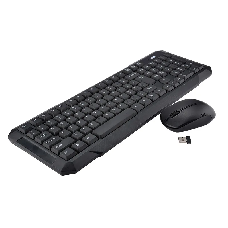2.4G Wireless Keyboard Mouse Combo with USB Receiver for Desktop Computer PC Laptop OUJ99