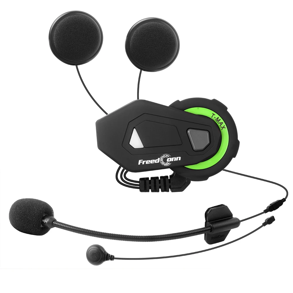 Newest Freedconn T-Max M Wireless Motorcycle helmet bluetooth Headphone Headset with Microphone for Phone Call MP3