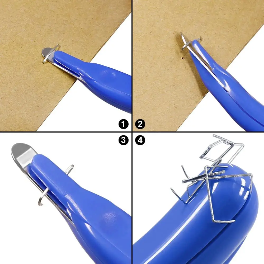 Staple Remover 1pcs Portable Magnetic Push Style Less Effort Removal Tool for Home Office School Stationery A6687