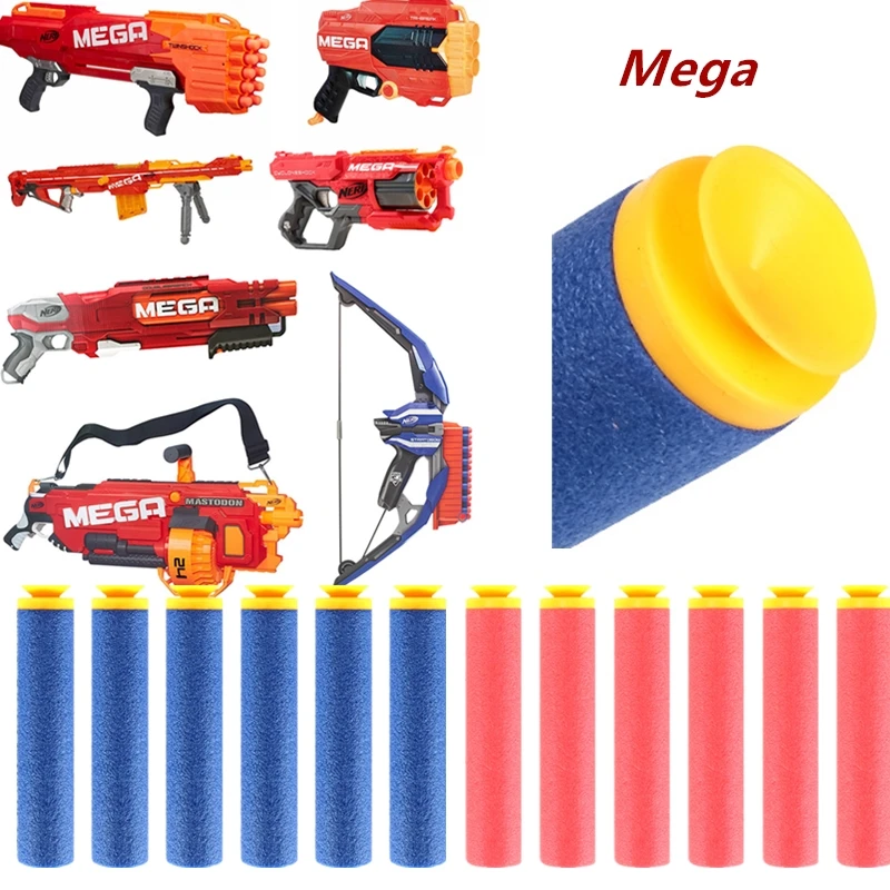 Пули для снайперской винтовки Nerf дополнительные патроны Mega из пенопласта