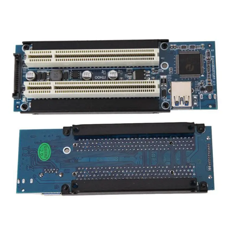 

PCI-E Express X1 to Dual PCI Riser Extend Adapter Card with Cable for WIN2000/XP