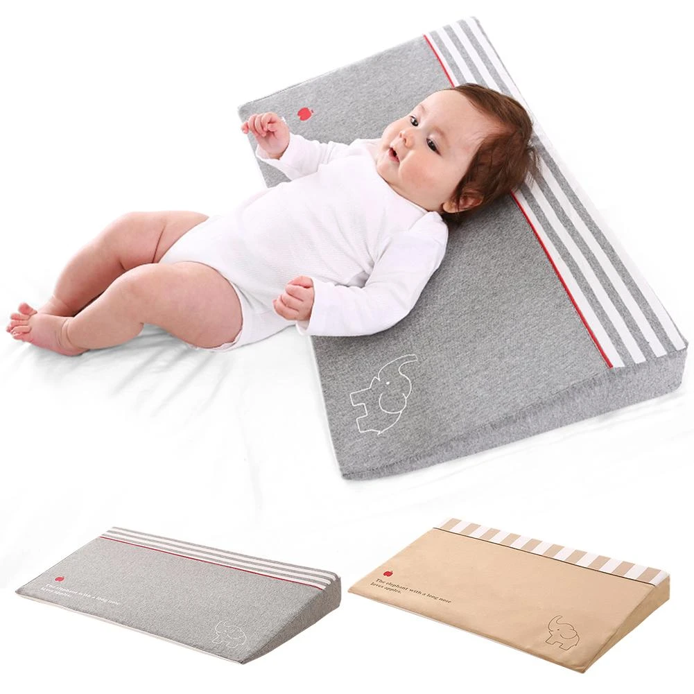Anti Bebe Crache Lait 10 Degres Berceau Lit Cale Bebe Sommeil Positionnement Oreiller Allaitement Coussin D Oreiller Tpu Triangle Bebe Faconnage Oreiller Aliexpress