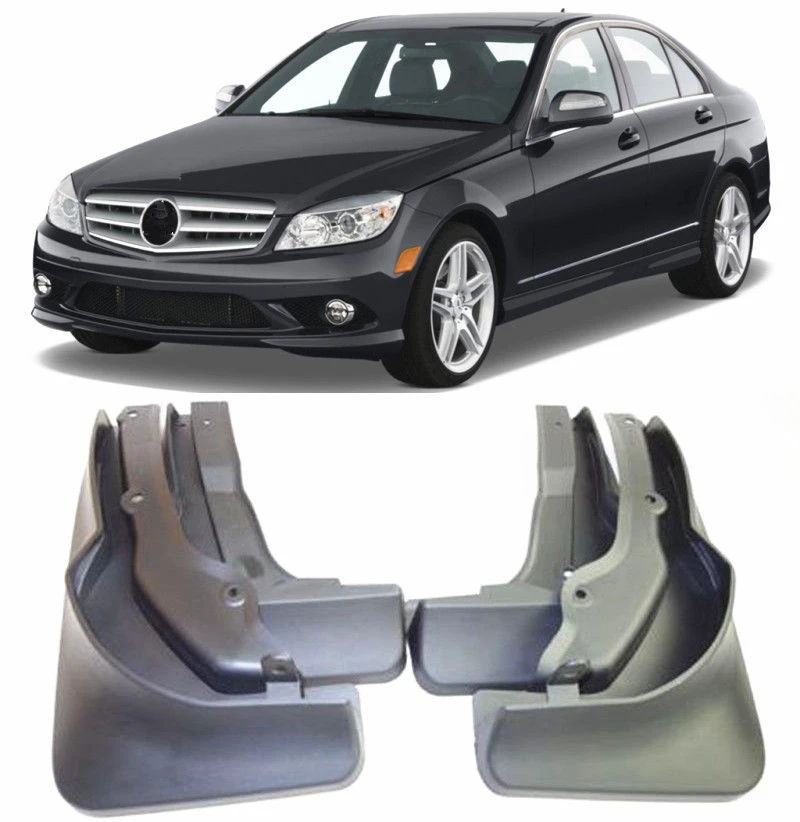 

Car Splash Mud Guards Mud Flaps Fit For 2008-2018 Benz C Class Sport Sedan W205 C250 C300 C350 fender 4pcs/set