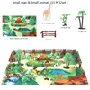 Children's educational early education simulation animal model boy dinosaur world game carpet toy 3