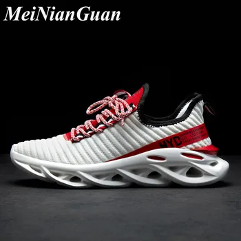 

Brand Thick Soles Men's Running Shoes Men Sneakers Male Running Breathable Shoes Men's Sports Shoes 2020 Mesh Men Sport Shoes A6